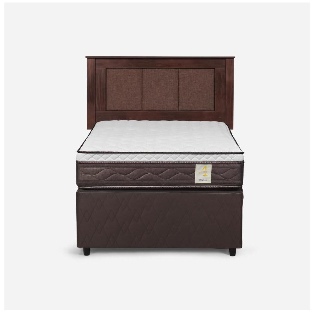 Cama Nido Rosen New Style 4 / 1.5 Plazas / Base Normal + Respaldo Rachel image number 0.0