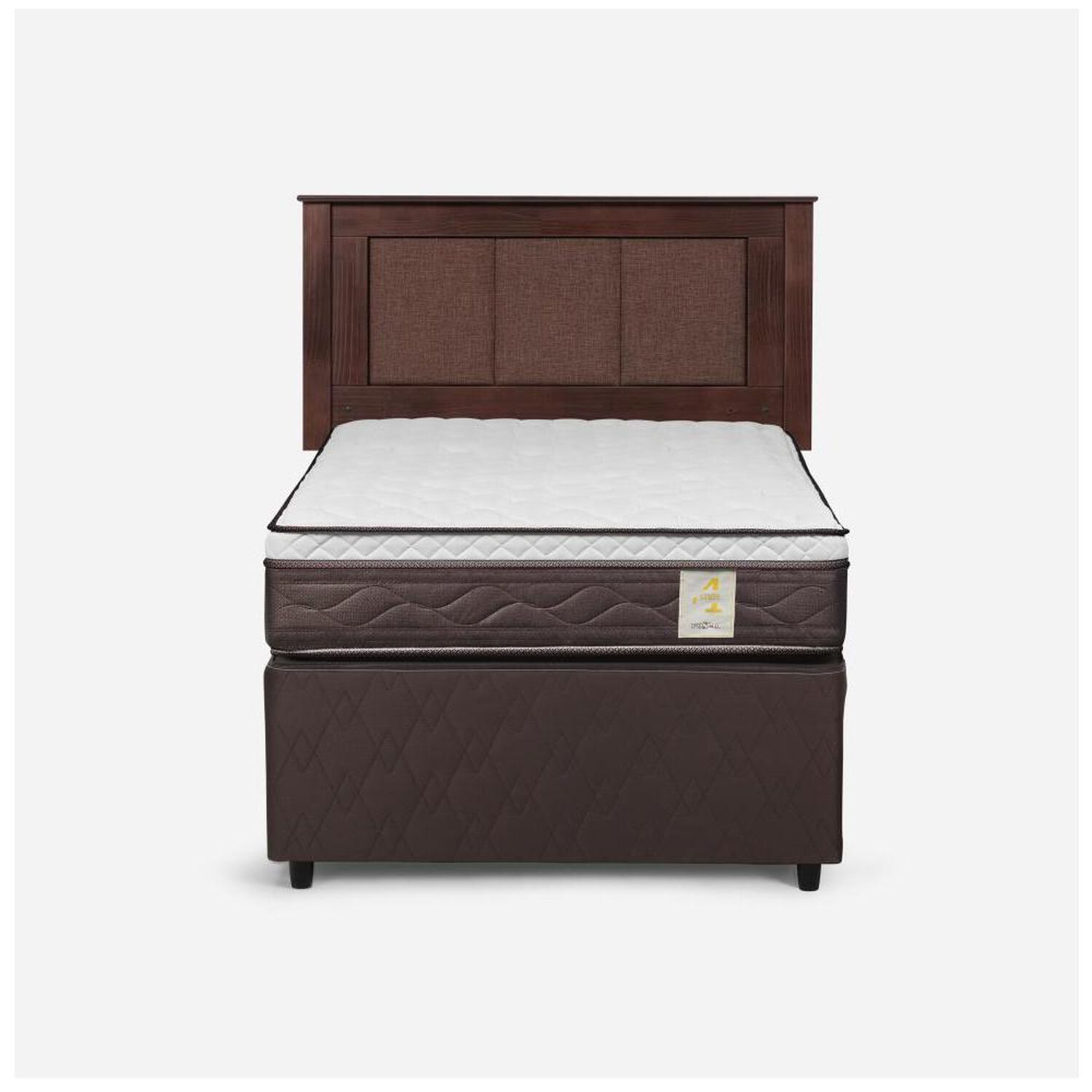 Cama Nido Rosen New Style 4 / 1.5 Plazas / Base Normal + Respaldo Rachel image number 0.0