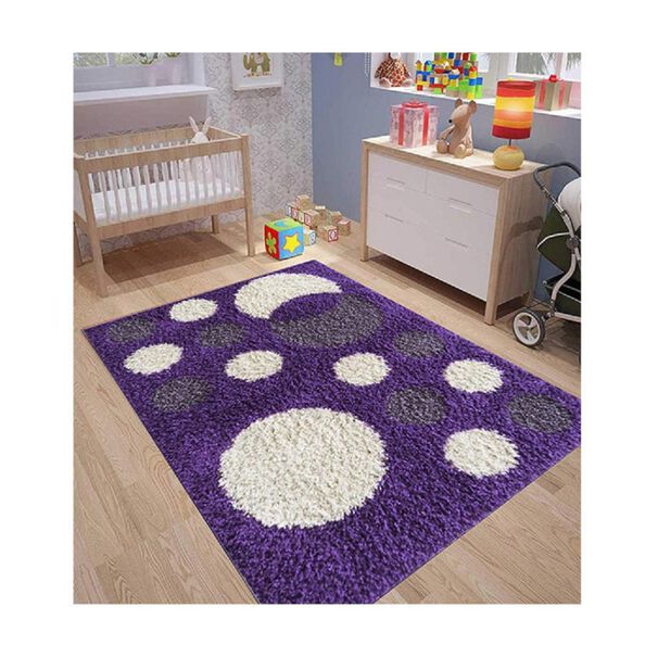 Alfombra Idetex Shaggy Infantil Circles / 133x180 Cm