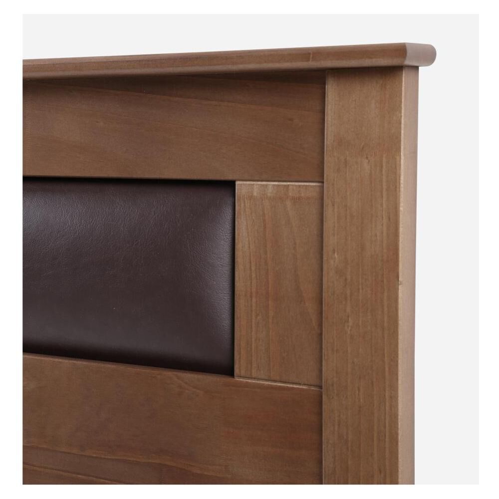 Cama Nido Rosen New Style 4 / 1.5 Plazas / Base Normal + Respaldo Ferrara image number 3.0