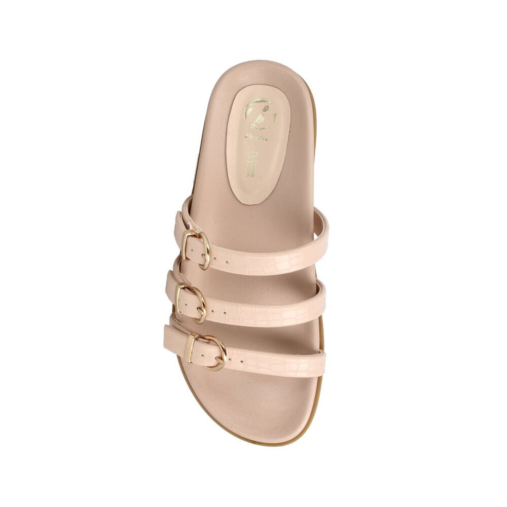 Sandalia Mujer Bata Licia Beige image number 3.0
