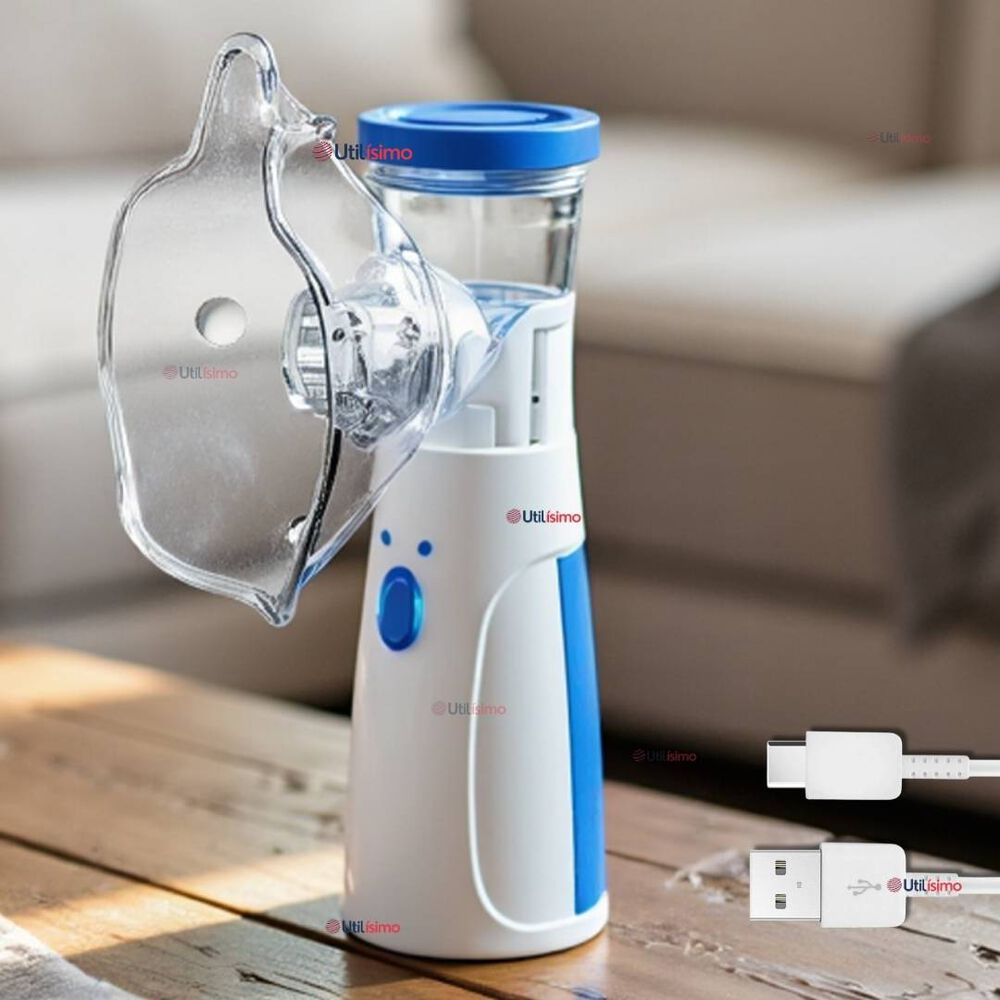 Nebulizador Portátil Batería Recargable Mesh Vaporizador Niños Y Adultos image number 0.0