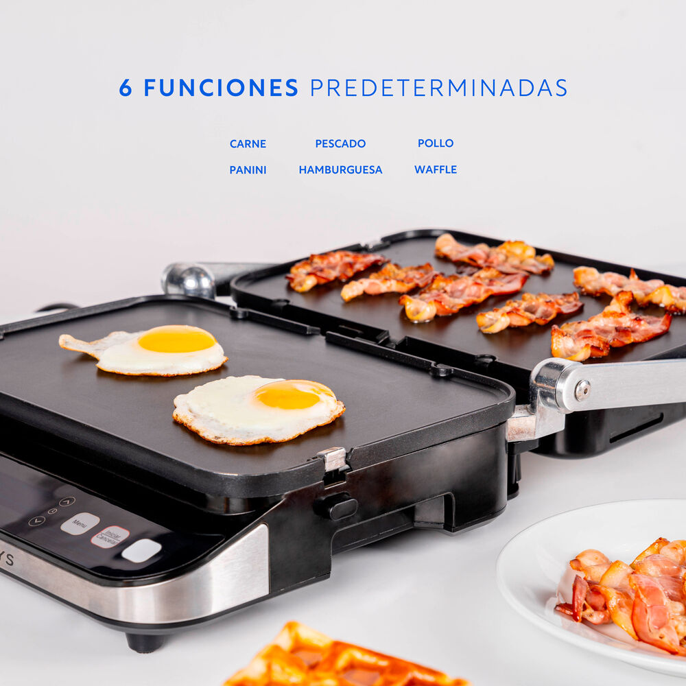 Plancha - Parrilla, Waffles, Sandwich , Panini Let's Grill 3 En 1 Easyways image number 2.0