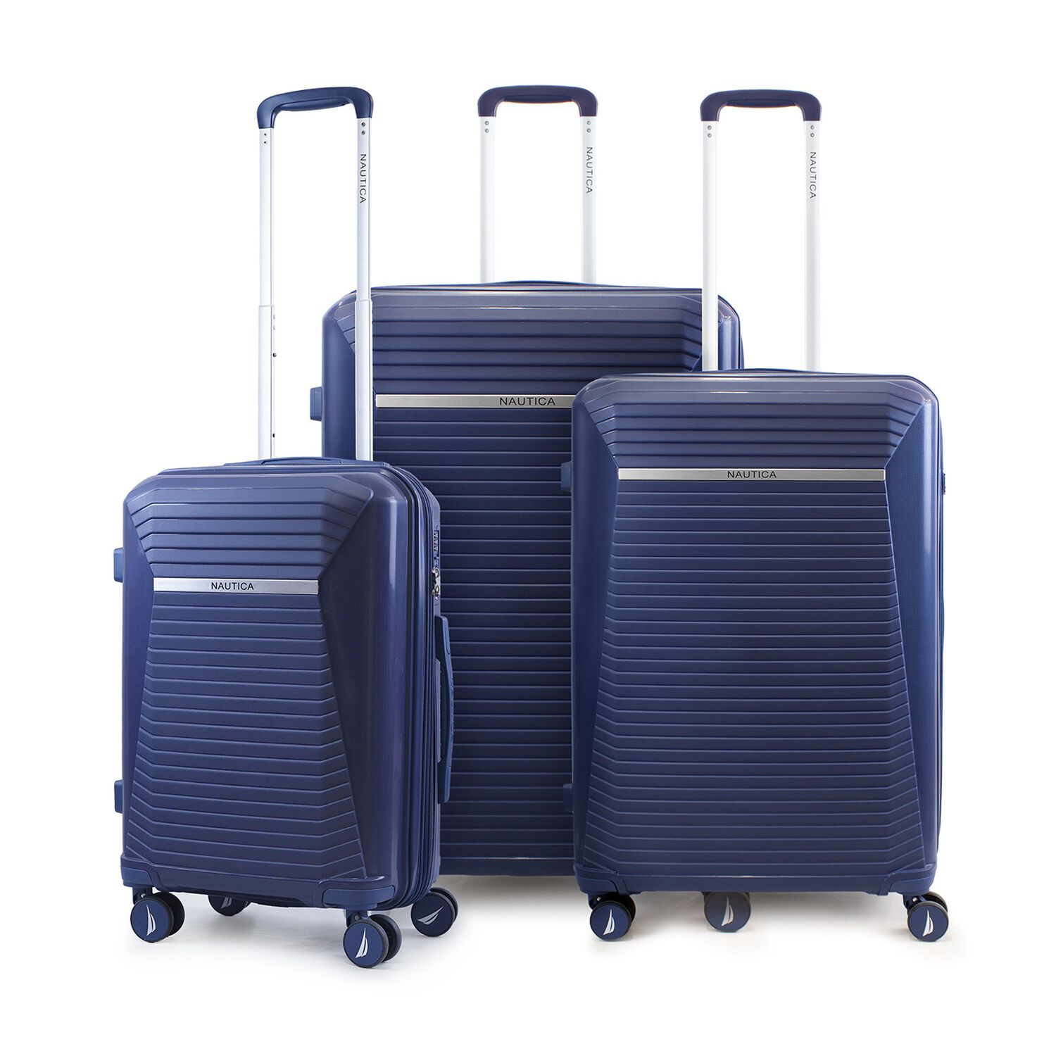 Set 3 Maletas Nautica Niza S+m+l Cabina 10kg Mediana 20kg Y Grande 23kg Azul image number 0.0