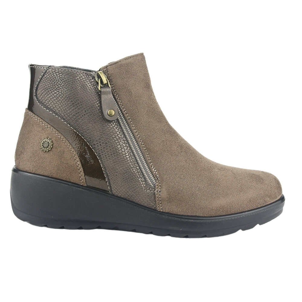 Botin Chalada Mujer Confort-5 Taupe Casual image number 0.0