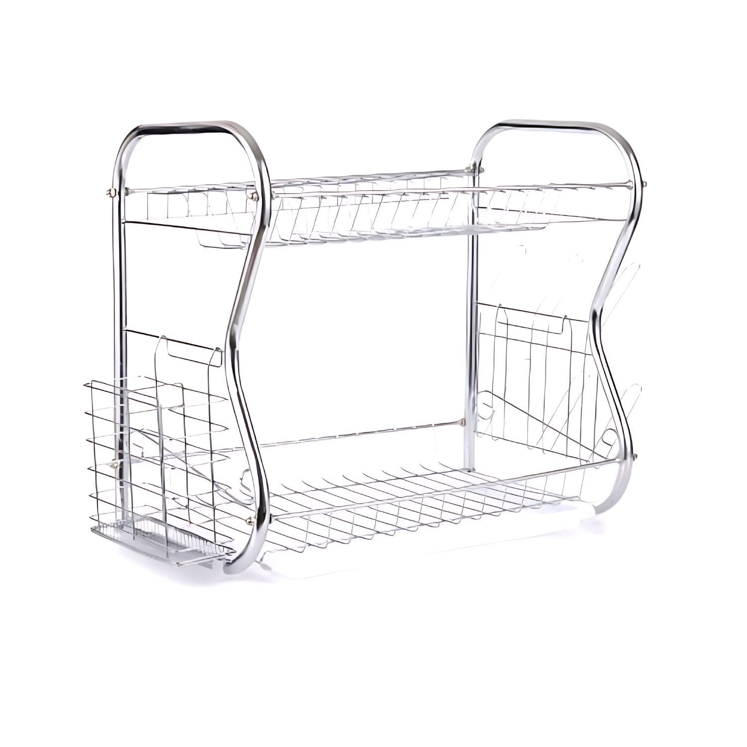 Secador Escurridor De Platos Loza Vajilla 2 Niveles Cocina image number 0.0
