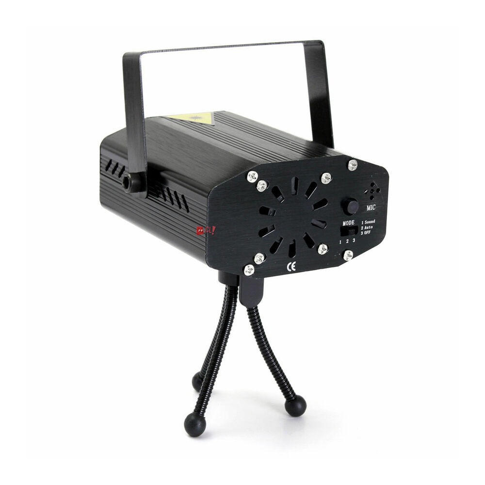 Luz Láser Bicolor Multiefectos Rítmico Con Ventilación - Ps image number 1.0