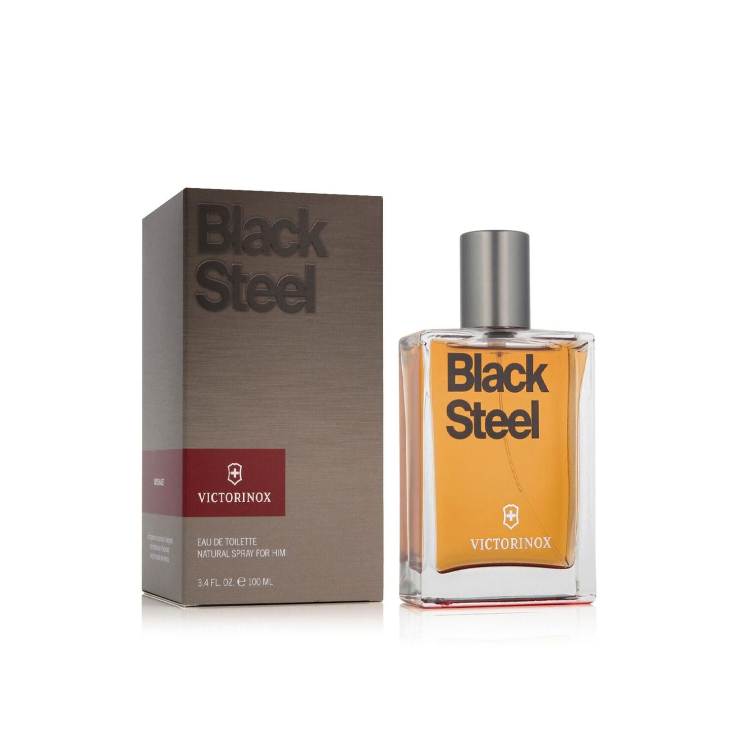 Victorinox Black Steel Man Edt 100ml image number 0.0