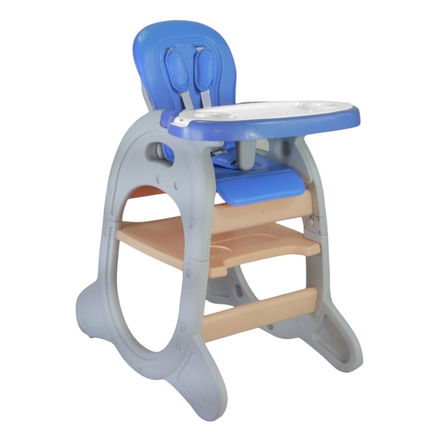 Silla De Comer Para Bebe 2 En 1 (silla + Mesa) Celeste image number 0.0