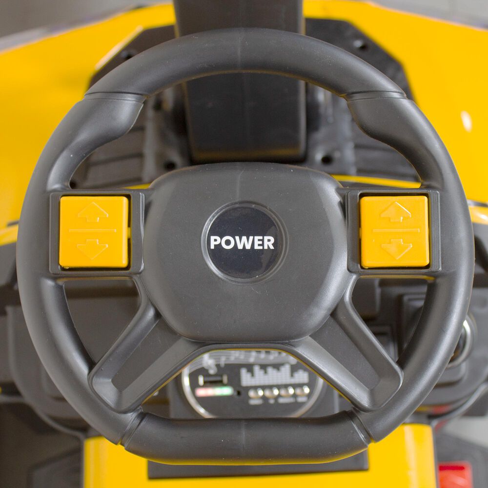 Cami&oacute;n El&eacute;ctrico Retroexcavadora Todoterreno Infantil Amarillo image number 6.0