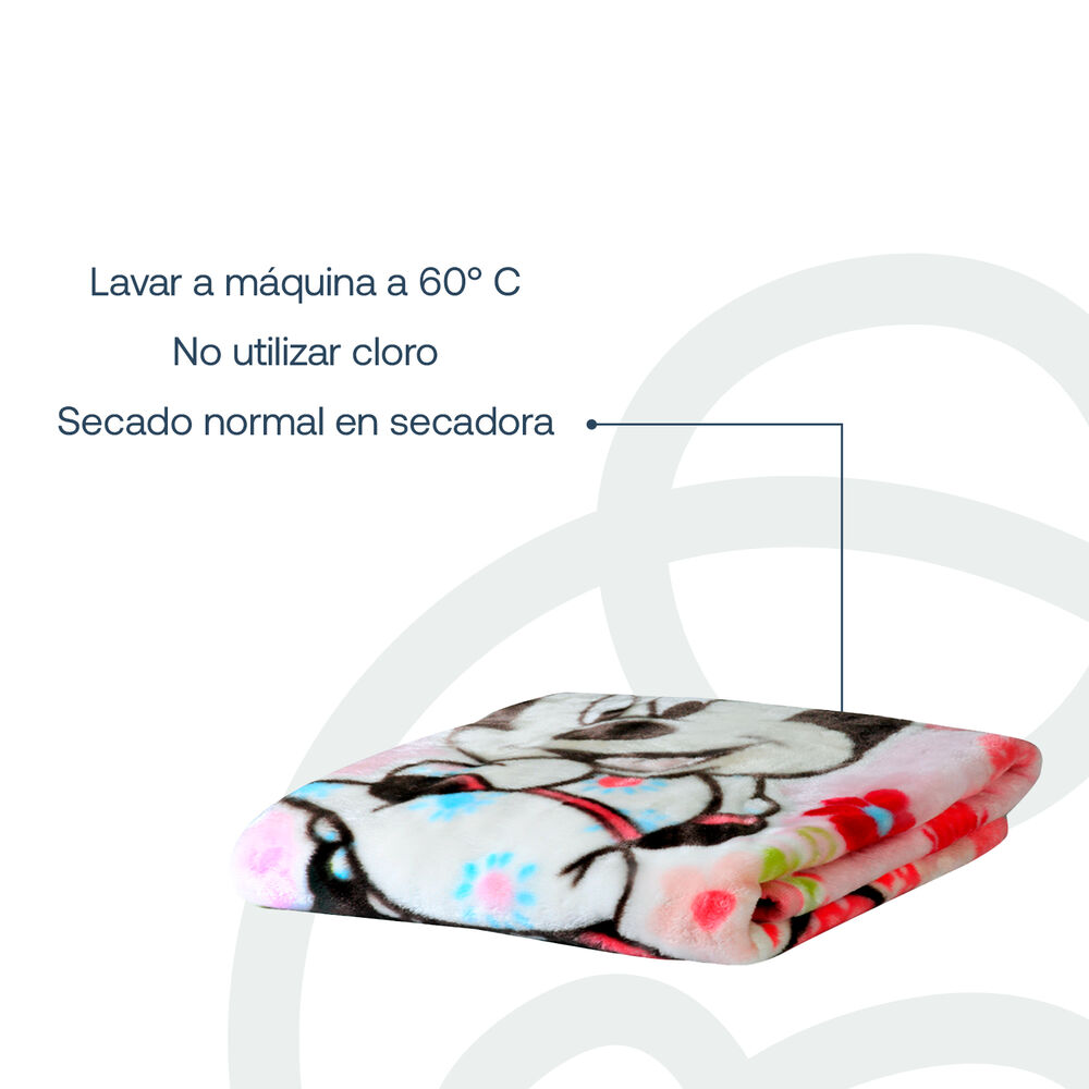 Manta Luxe Minnie Rosado 912mnr image number 5.0