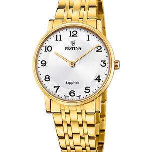 Reloj F20048/1 Festina Swiss Blanco Mujer Acero Clásico