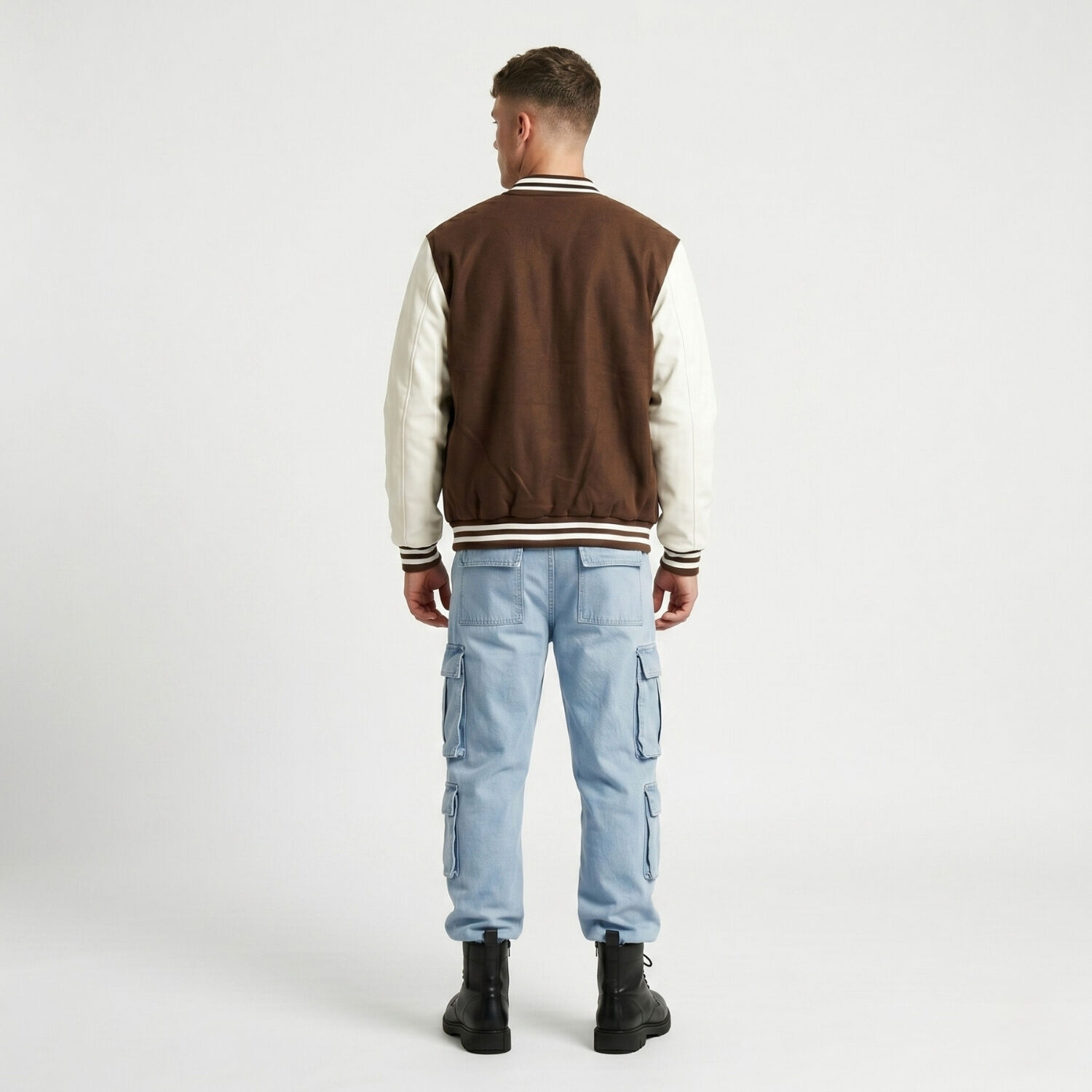 Chaqueta Poleron Universitaria Hombre Nigeria image number 2.0
