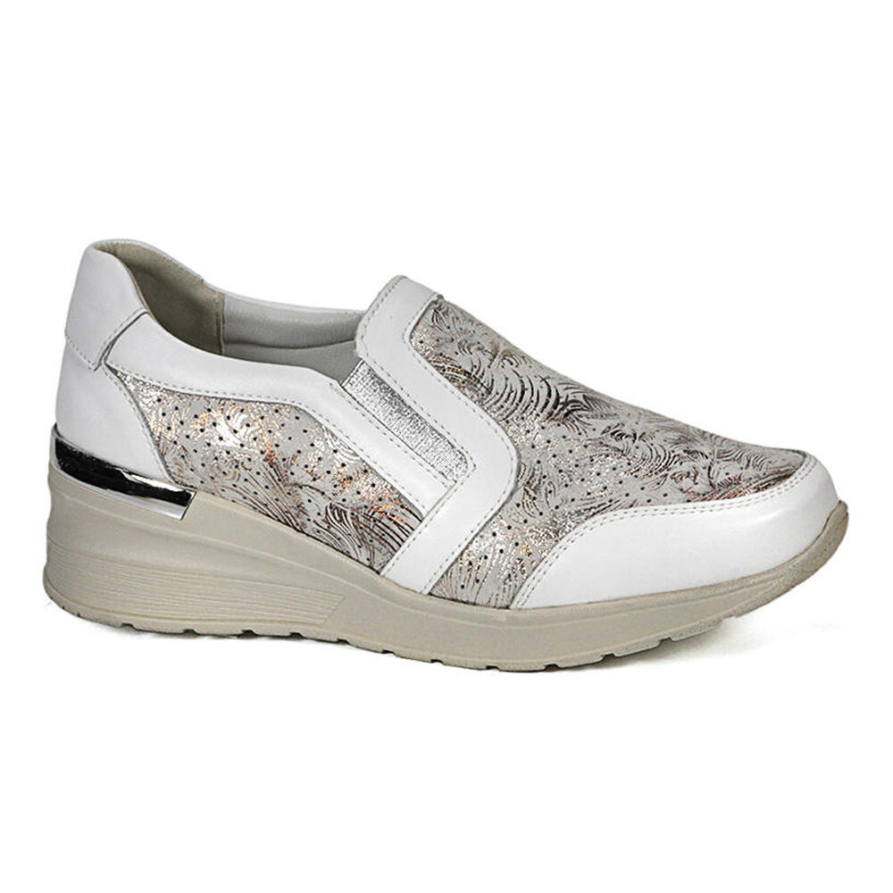Zapatilla Cuero Ibbie Blanco image number 0.0
