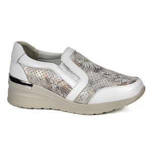 Zapatilla Cuero Ibbie Blanco