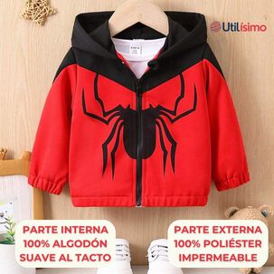 Cortaviento Impermeable Chaqueta Estampado Niño Y Bebé Spider-man