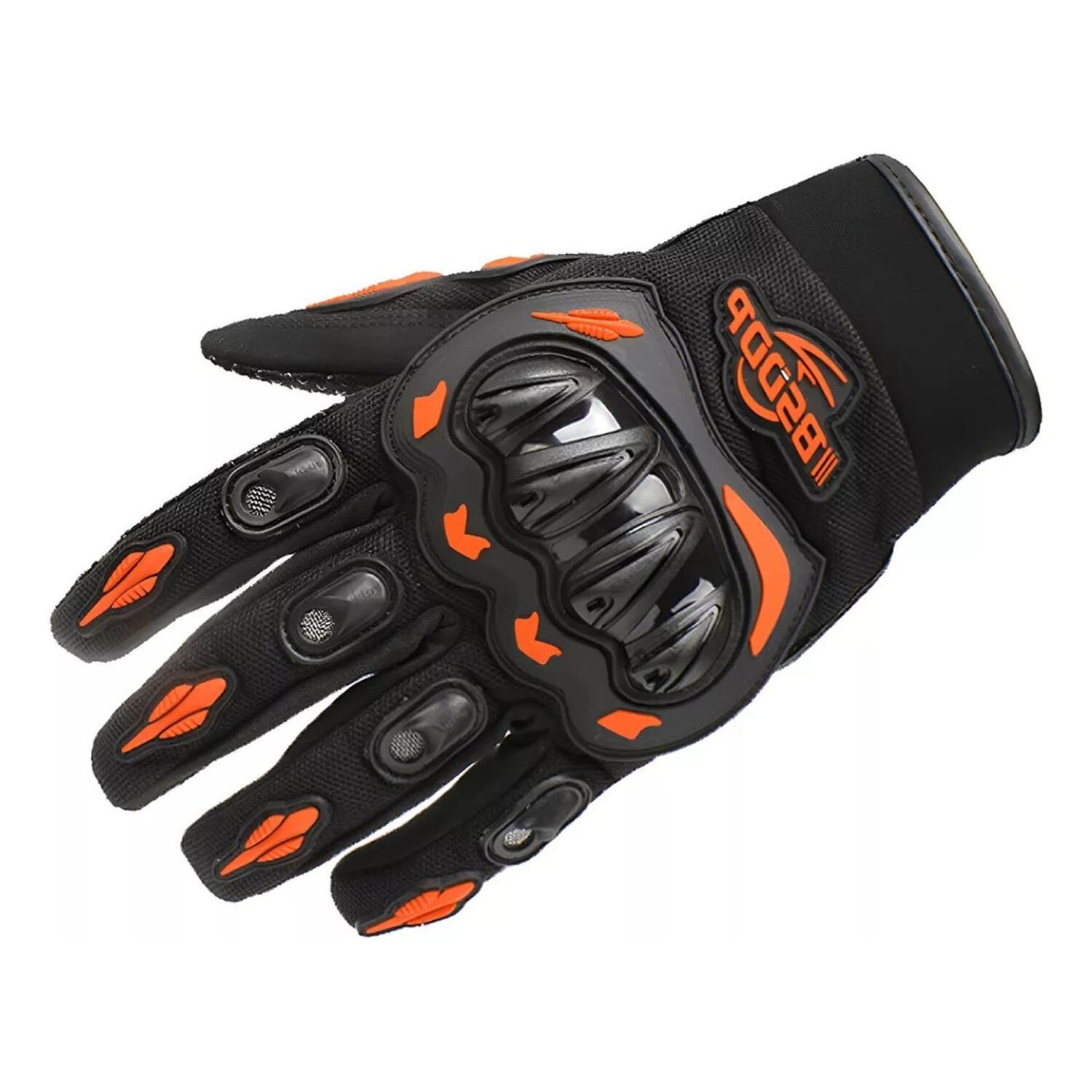 Guante Moto Bicicleta Naranjo Touch Premium image number 0.0