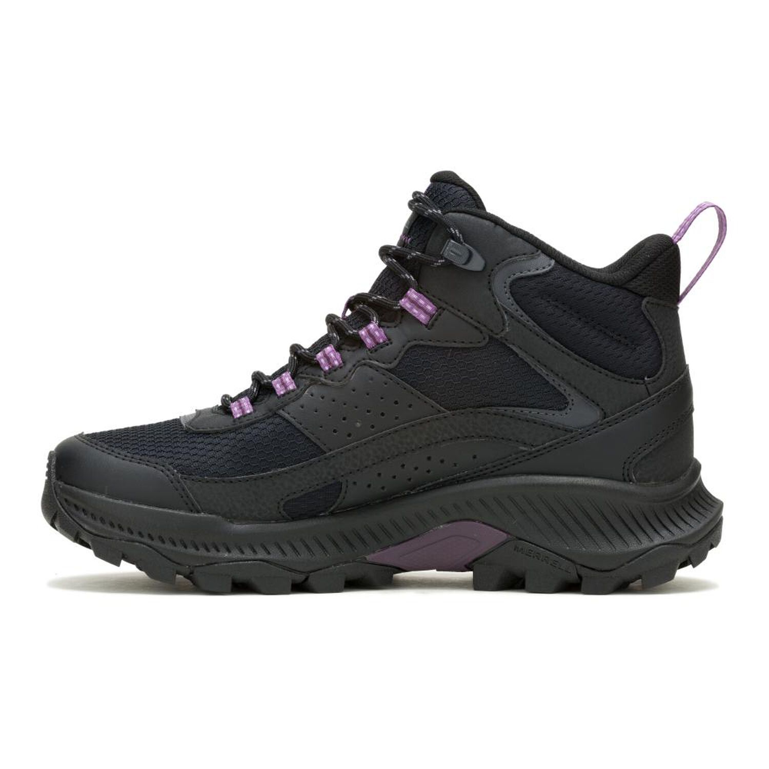 Bot&iacute;n Outdoor Mujer Merrell Speed Strike 2 Mid Negro Waterproof image number 2.0