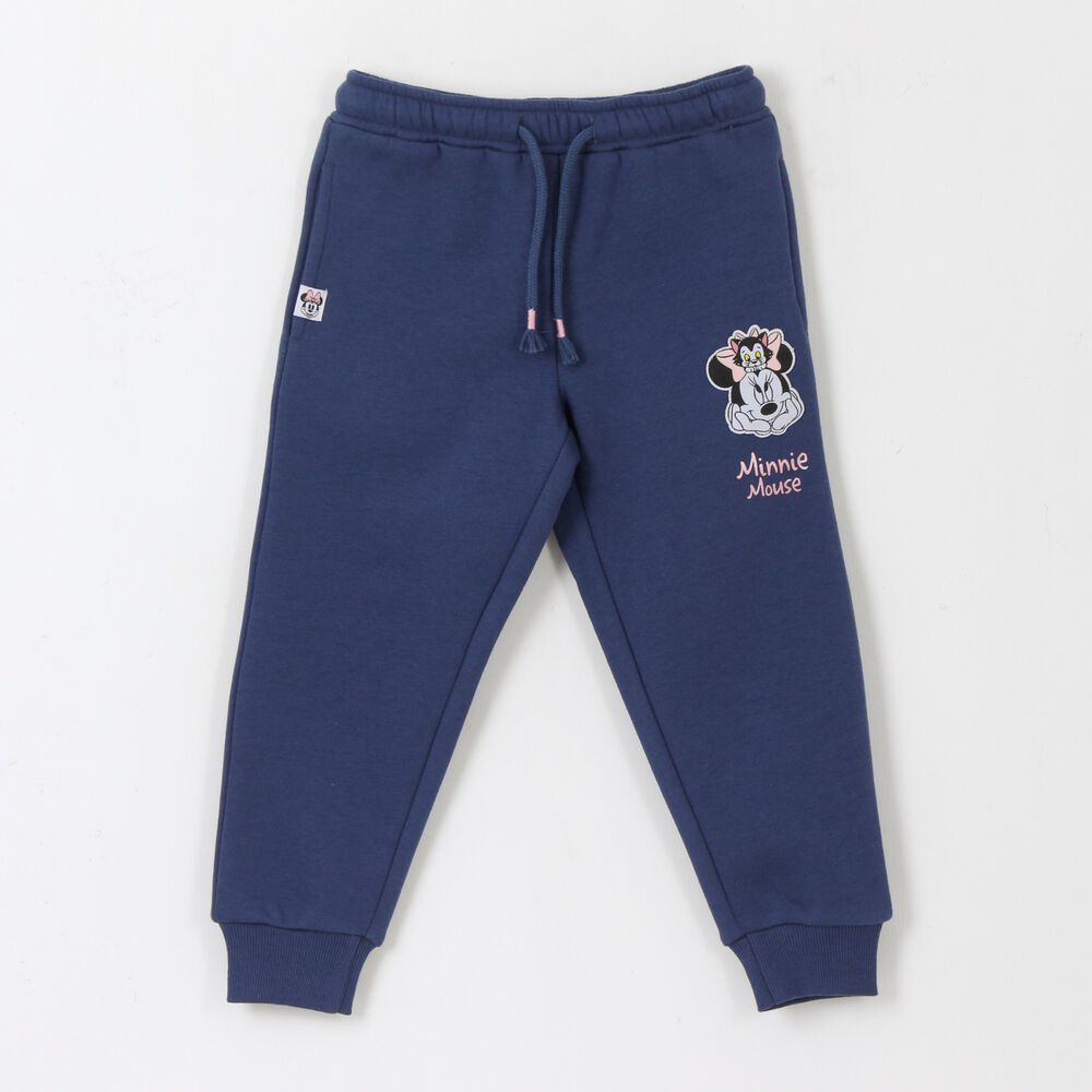 Pantal&oacute;n De Buzo Ni&ntilde;a Logo Minnie Azul Marino Disney image number 0.0