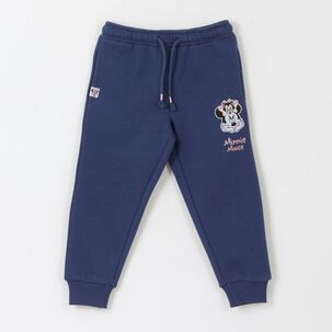 Pantal&oacute;n De Buzo Ni&ntilde;a Logo Minnie Azul Marino Disney