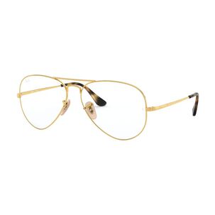 Lentes &Oacute;pticos Aviator Dorado Ray-ban Optical