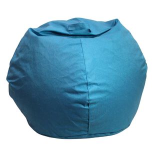Funda (sin Relleno) Pouf Pera Turquesa Omega 100x120x120
