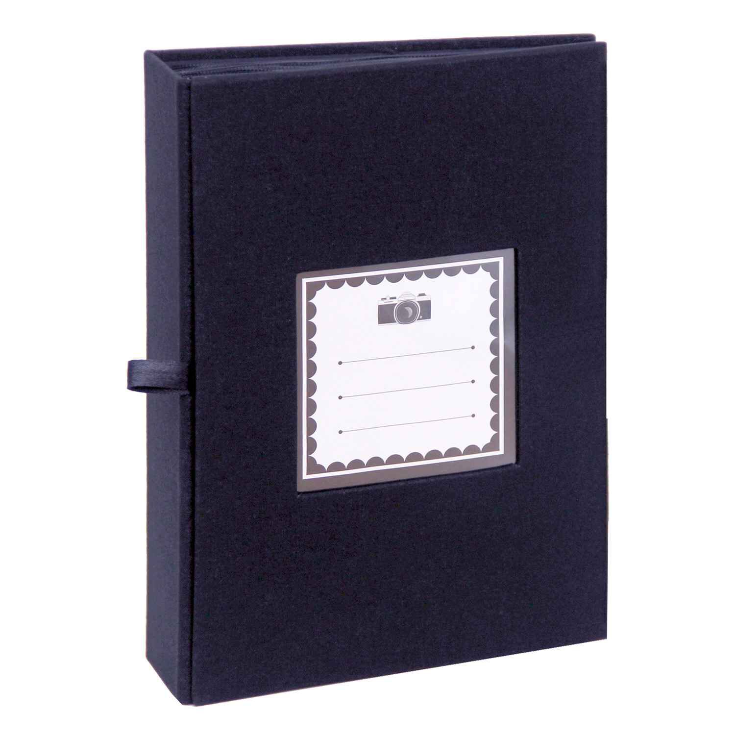 Album Hojas Negras Con Tapa De Tela Azul Para Ensobrar 10x15 Cm / 100f Vgo image number 0.0