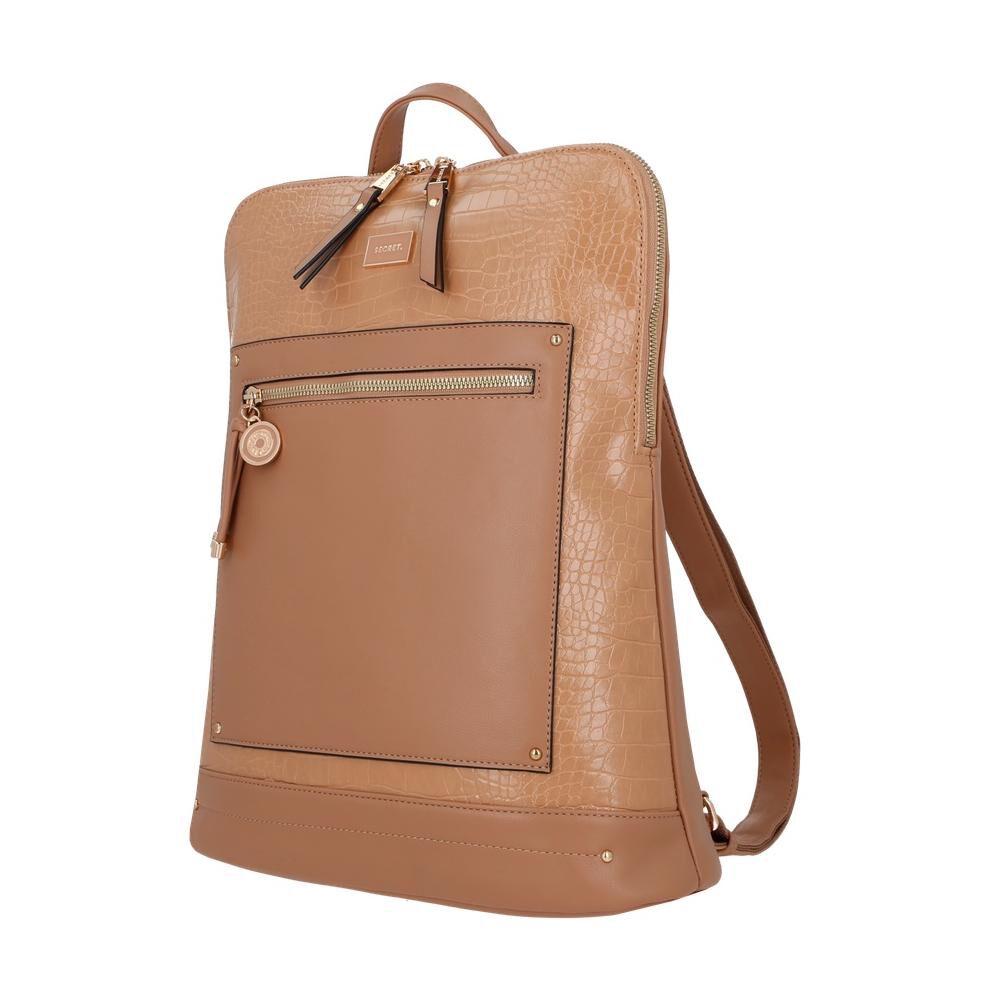 Mochila Notebook Secret Polonia Sc6 Café 15" image number 1.0