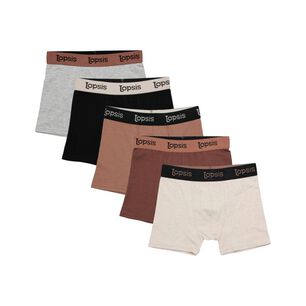 Pack Boxer Ni&ntilde;o Topsis / 5 Unidades