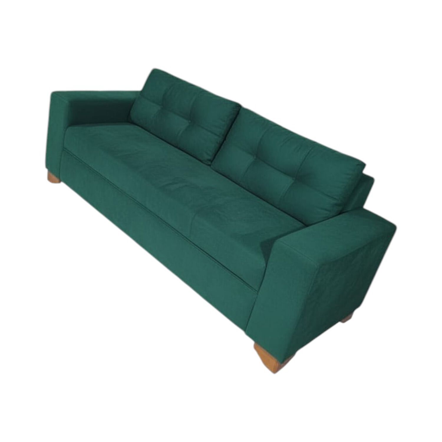 Sofa Paris Tres Cuerpos Lino Verde image number 3.0