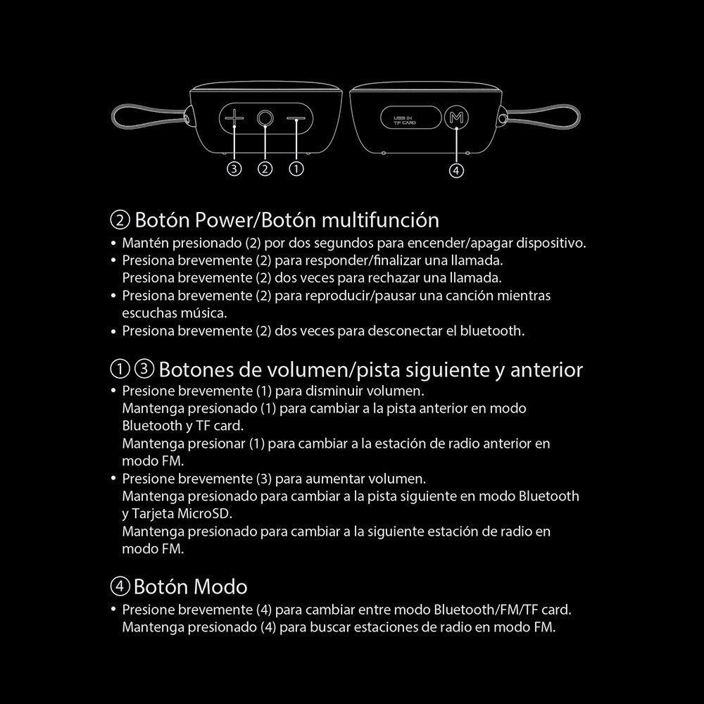 Parlante Port&aacute;til Karbon3 Bluetooth Ipx7 Master-g image number 7.0