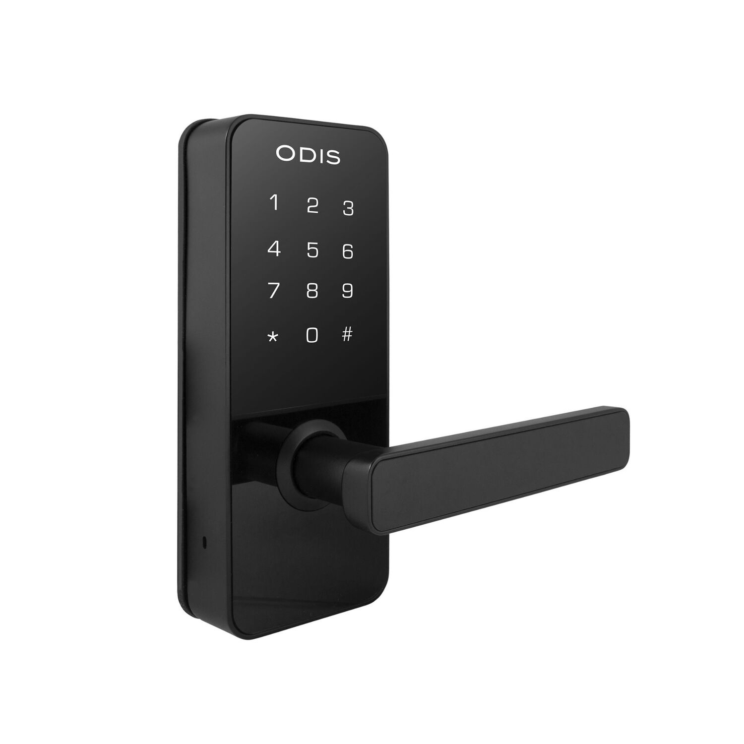 Cerradura Digital Odis 7700 Con Picaporte Manilla Reversible - Negro image number 0.0