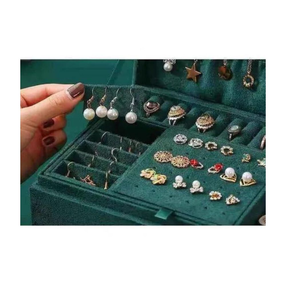 Joyero De 3 Niveles Organizador De Accesorios Joyas image number 3.0