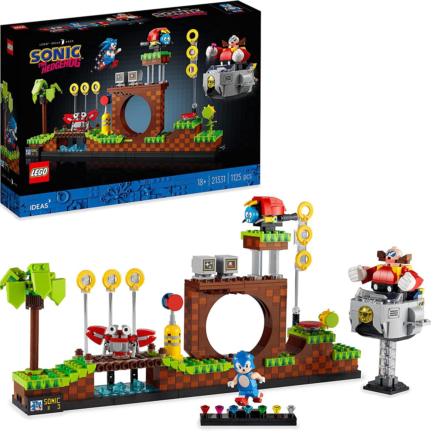 Lego Sonic - Green Hill Zone - 21331 image number 0.0