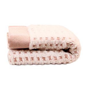 Toalla De Manos Mara Nautica Home 40x60cm Blanca-rosada