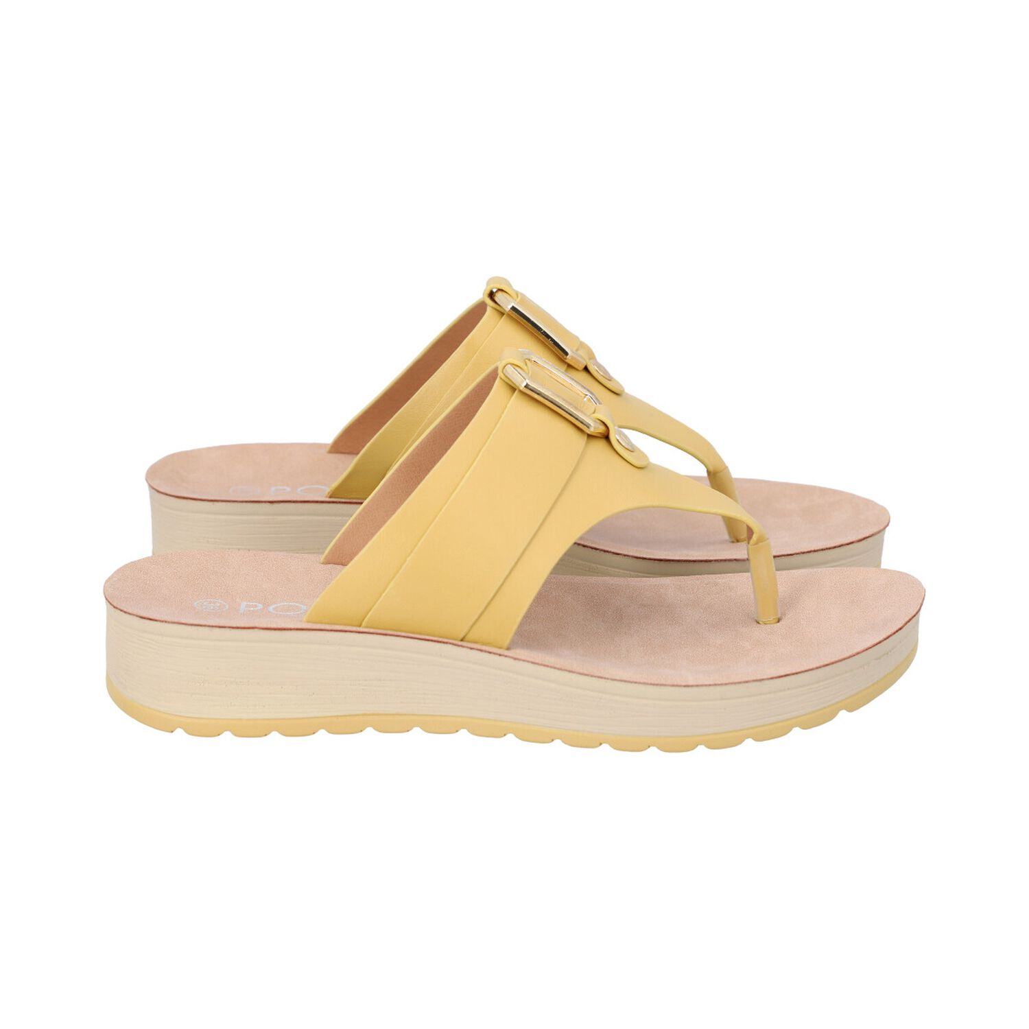 Sandalia Mujer Amarillo Sole Police image number 2.0