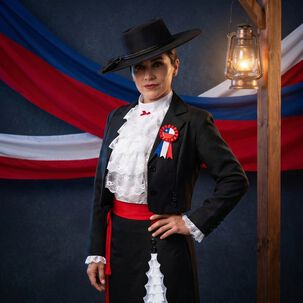 Traje Huasa Elegante Mujer Adulto Tradicional