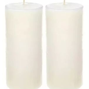 Pack Velas Blancos 10 X 5 Cm