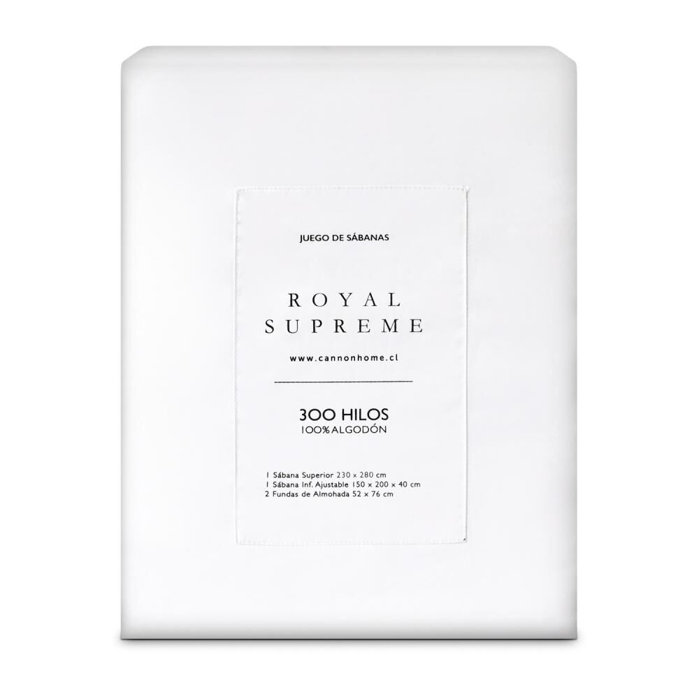 Juego De Sábanas Royal Supreme Lisa / 2 Plazas / 300 Hilos image number 3.0