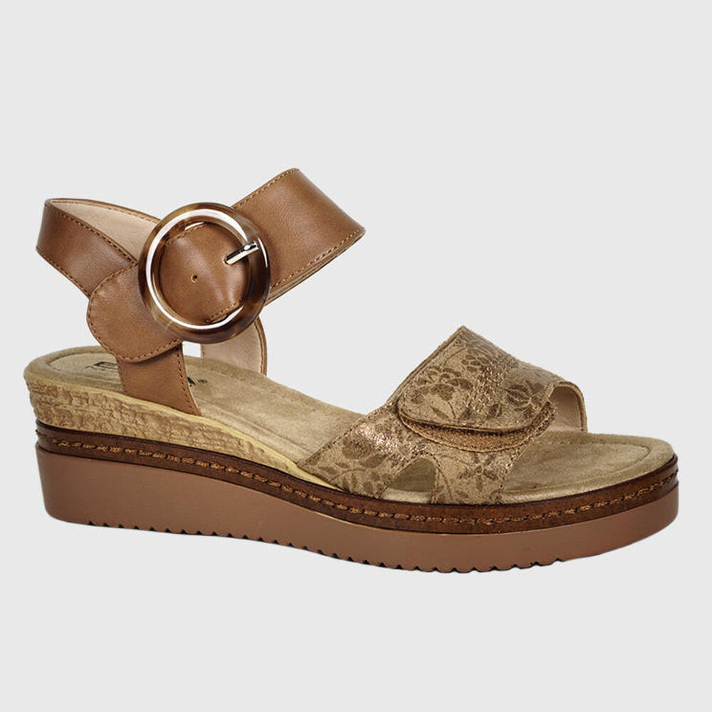 Sandalia Sigurd Beige image number 1.0