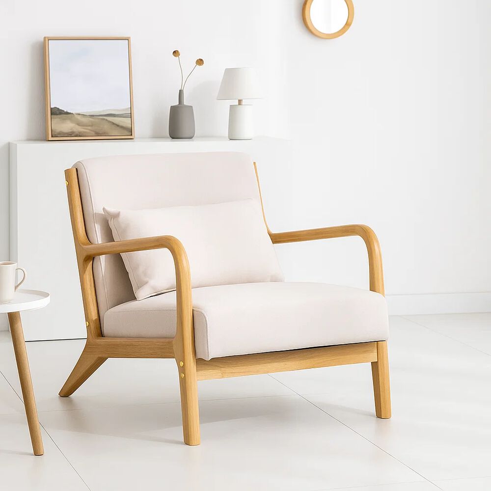 Sillón Lounge Askja - Beige image number 1.0