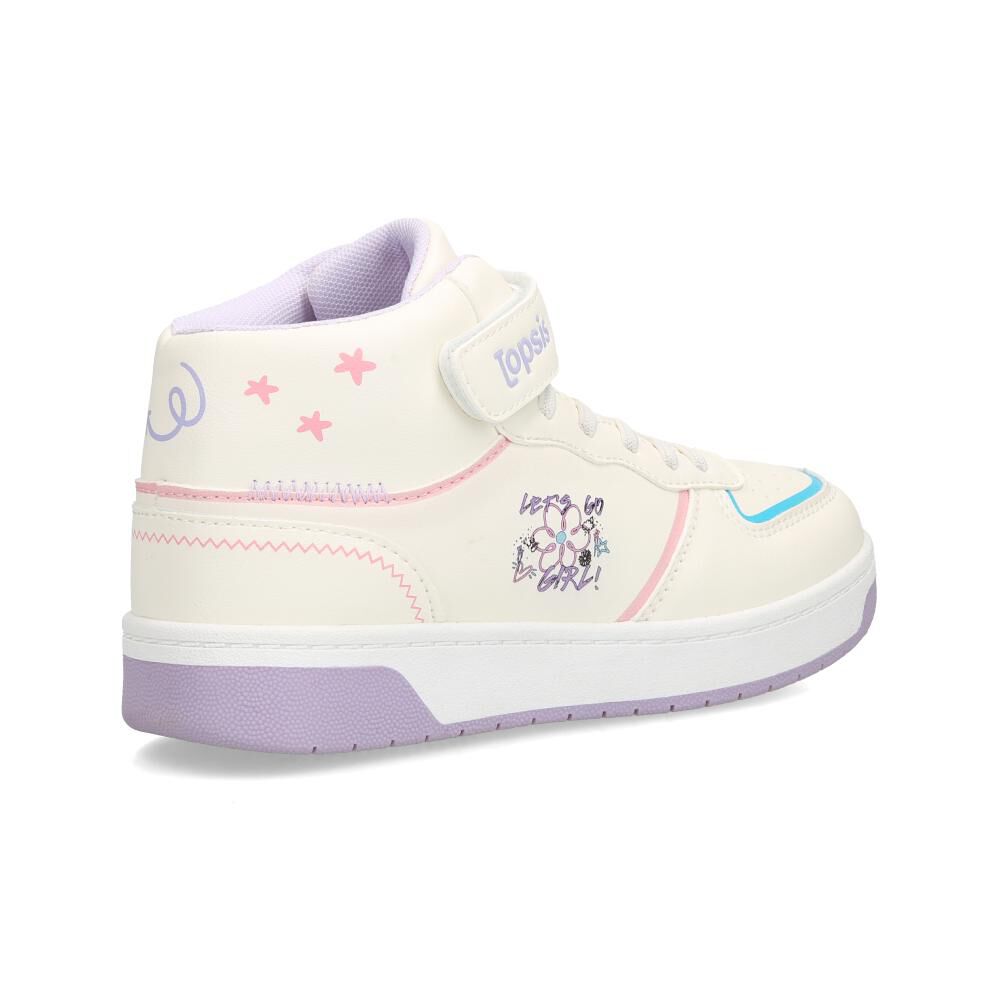 Zapatilla Infantil Ni&ntilde;a Topsis White image number 3.0