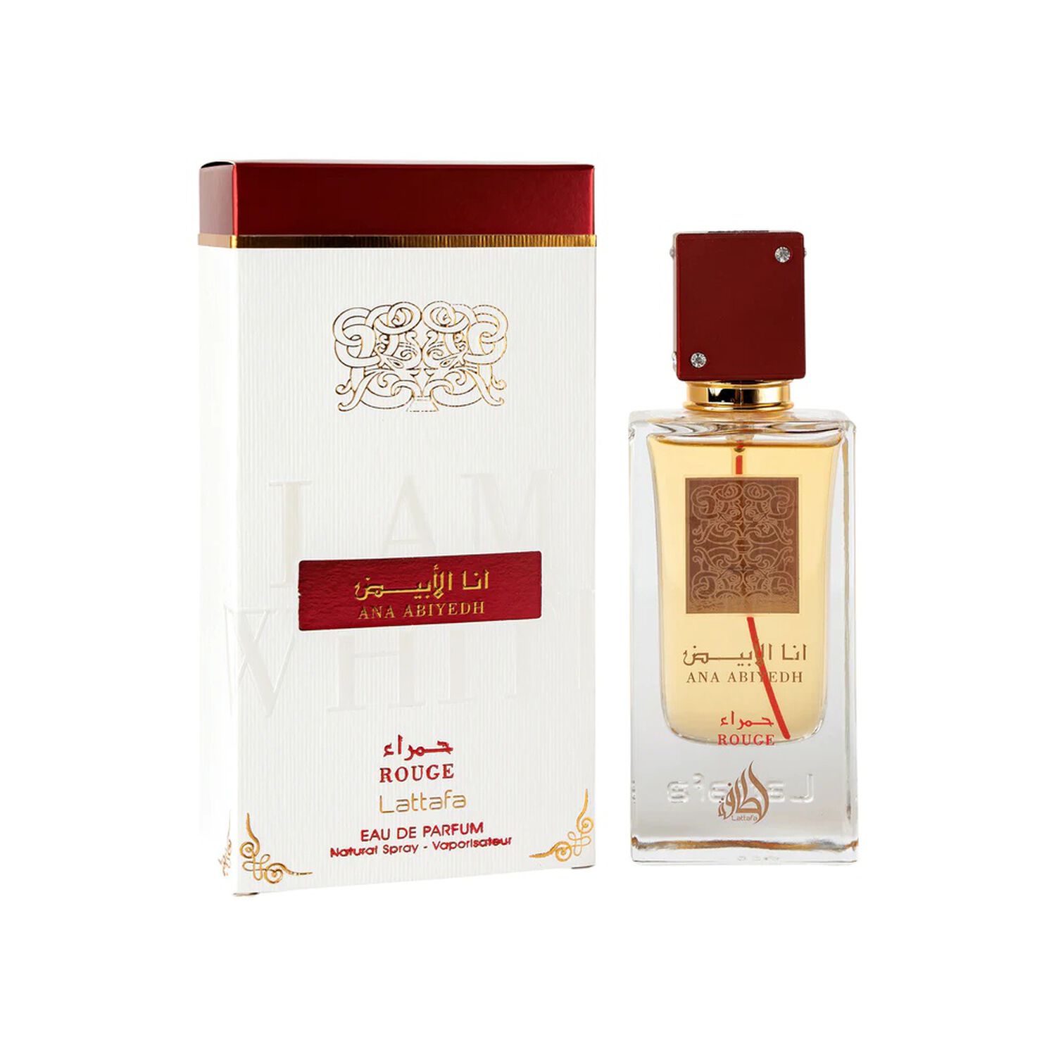 Lattafa - "ana Abiyedh Rouge" Edp Unisex 60 Ml image number 0.0