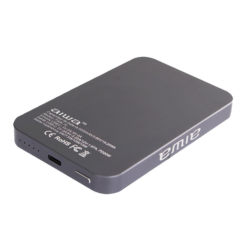 Cargador Bateria Externa Portatil Magnetica 5000mah Paw-70 image number 5.0