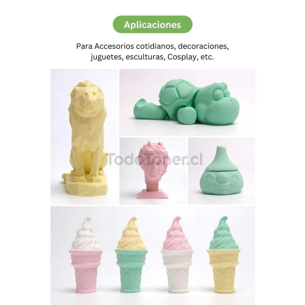 Filamento Pla Mate Amarillo Almendra 1kg Esun image number 8.0