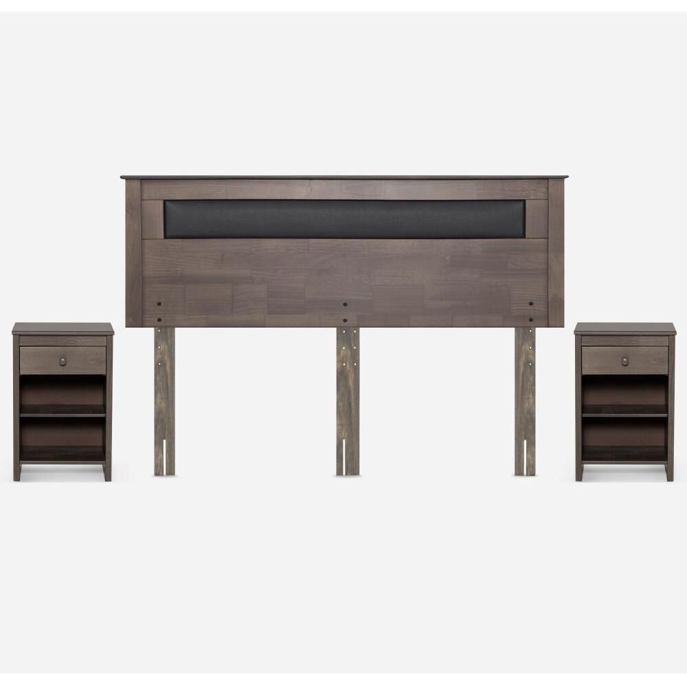 Cama Europea Rosen New Style 6 / King / Base Dividida + Set De Maderas image number 2.0
