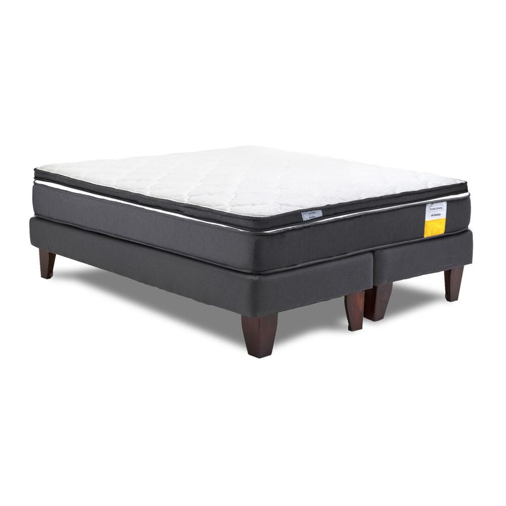 Cama Europea Drimkip Funcional / Full / Base Dividida + Topper image number 1.0
