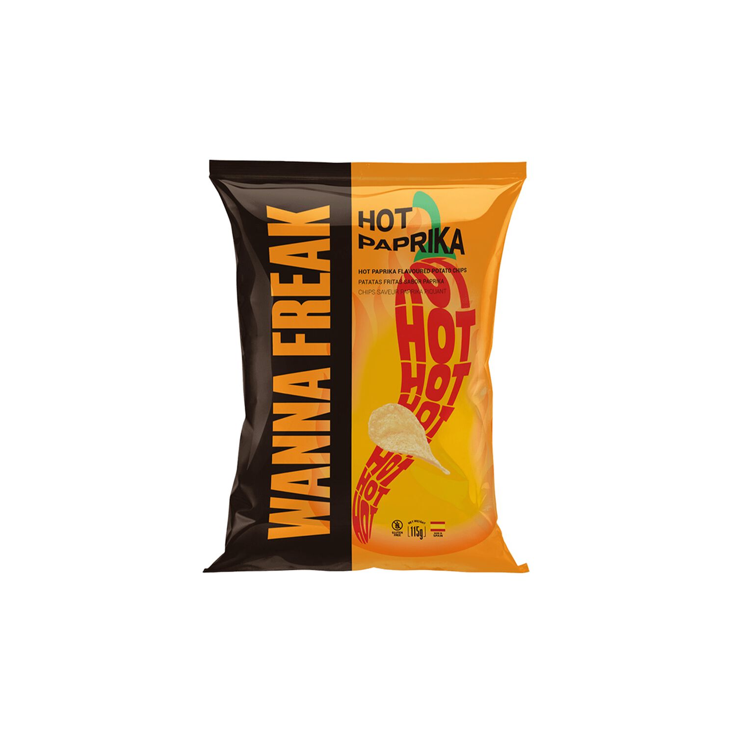 Papas Fritas Piment&oacute;n Picante Wanna Freak 1 X 115 Gr image number 0.0