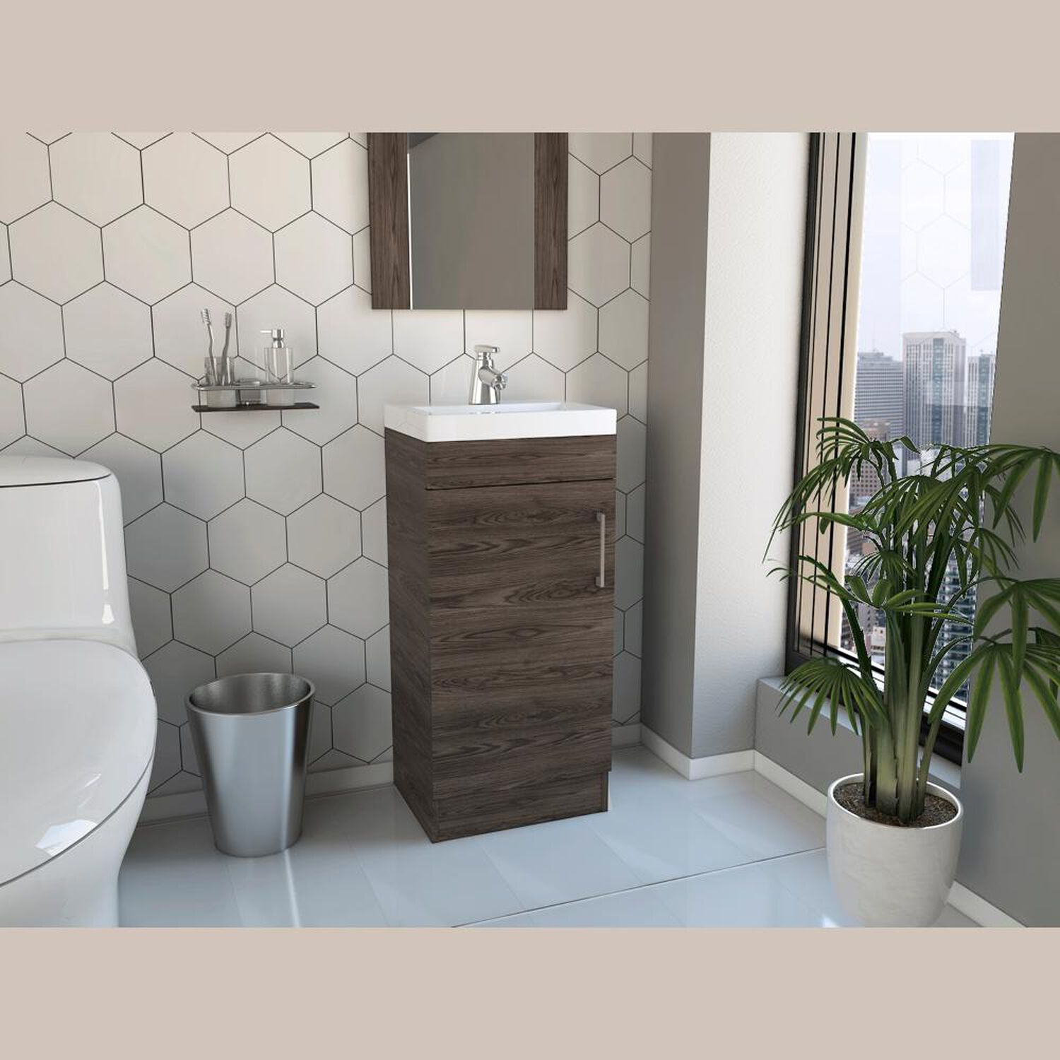 Mueble De Ba&ntilde;o Tuhome Madrid/ 1 Puerta image number 0.0