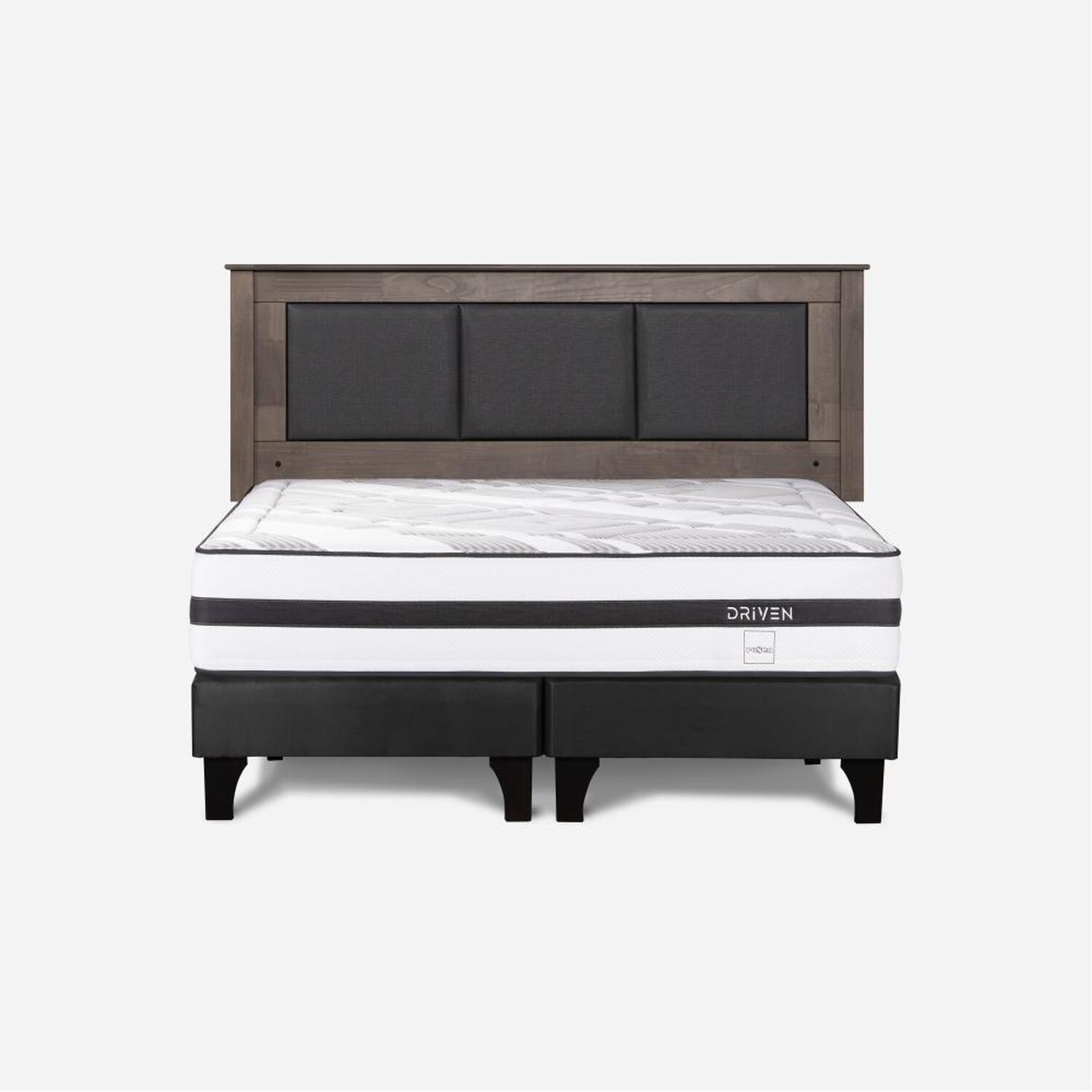 Cama Europea Rosen Driven / 2 Plazas / Base Dividida + Respaldo image number 0.0